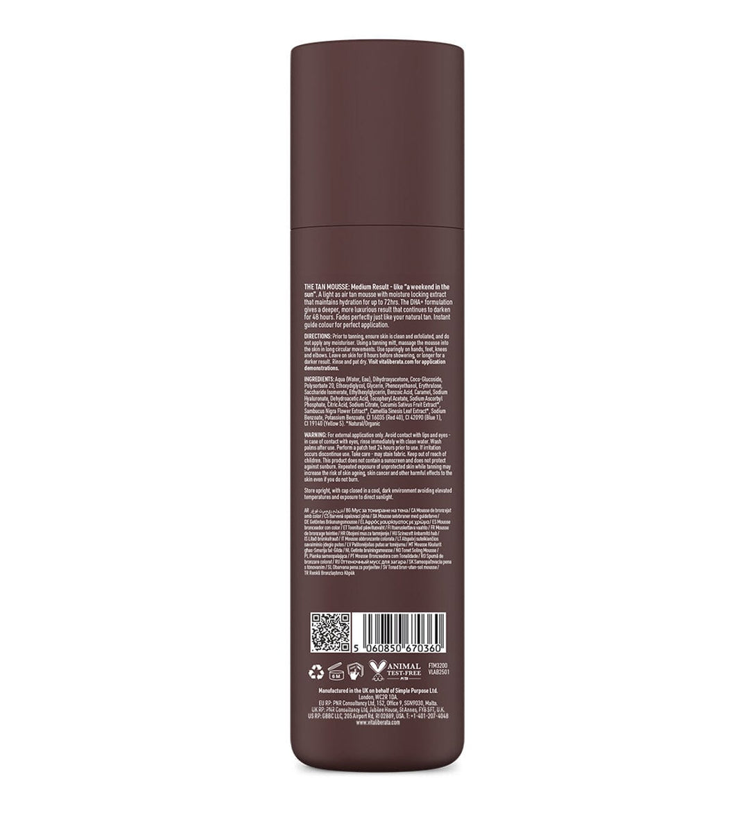 Vita Liberata - Tinted Tanning Mousse - Medium Selvbruner 