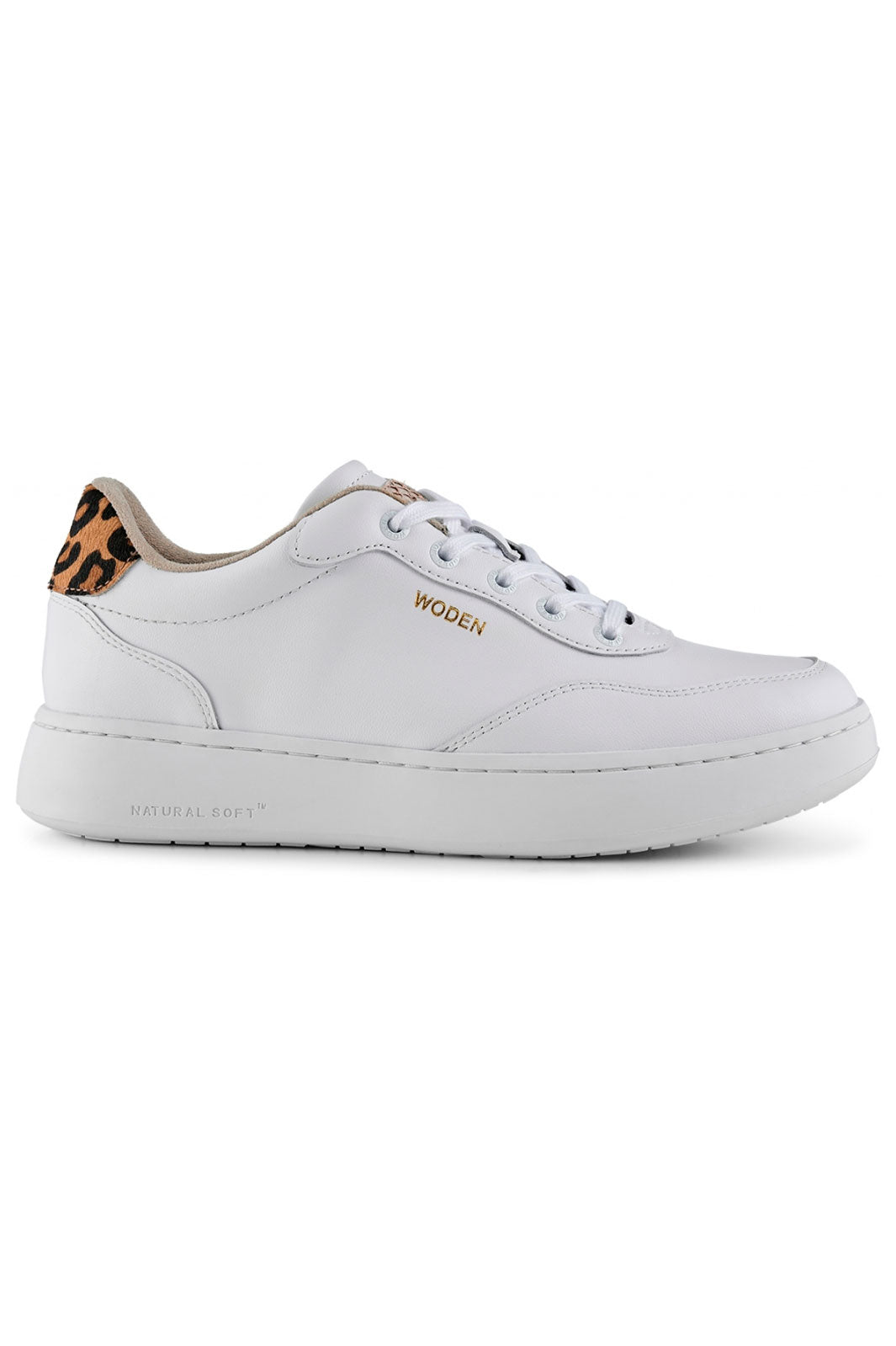 Woden - Evelyn Leather - 300 Bright White