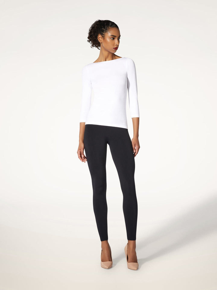 Wolford - Cordoba Top Long Sleeves55040 - 1001 White Trøjer 