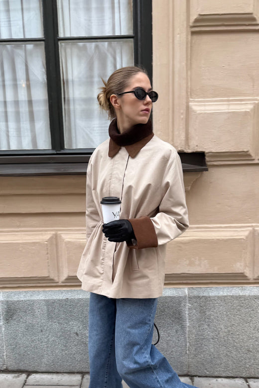 YAS - Yasanca Ls Parka Jacket - 4920208 Oxford Tan Jakker 