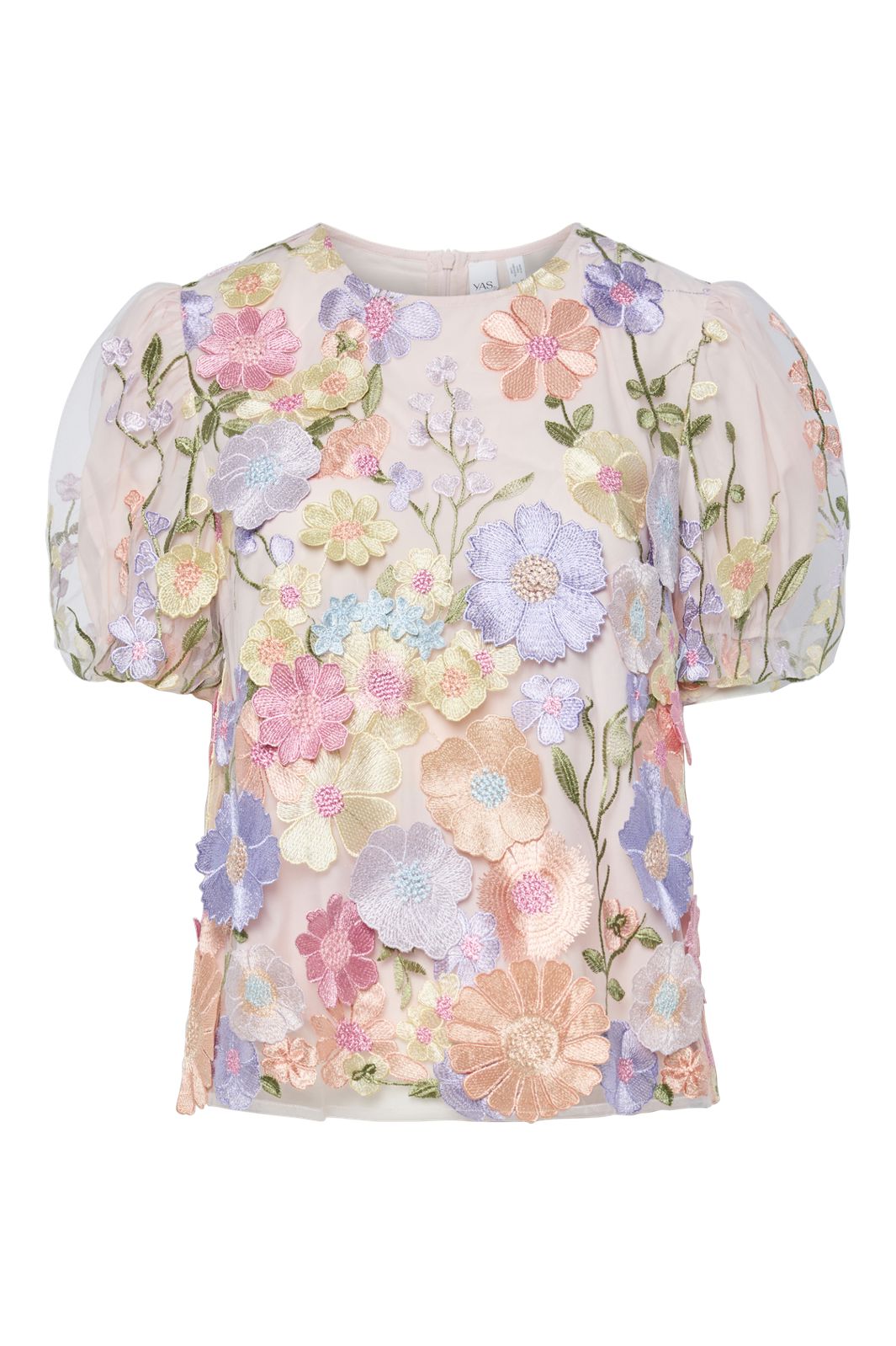 YAS - Yasflowering Ss Top - 4886953 Lavendula Pastel Flowers