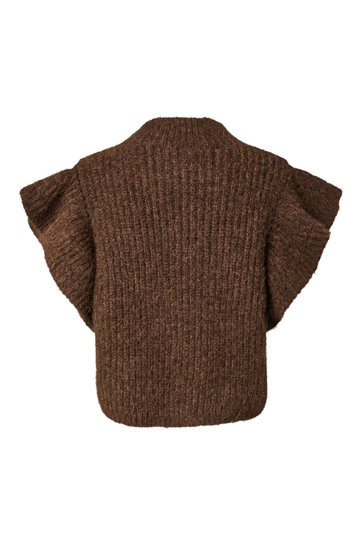 YAS - Yasflura Sl Knit Vest - 5178614 Coffee Bean