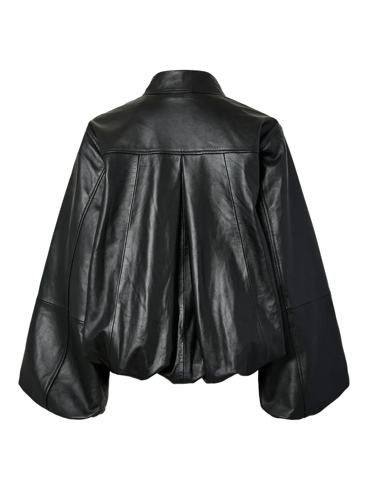 YAS - Yasisabel Leather Jacket - 5105116 Black Jakker 