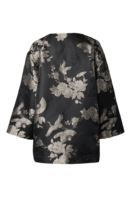 YAS - Yasjade 7/8 Kimono Jacket - 5227530 Black Jade Print