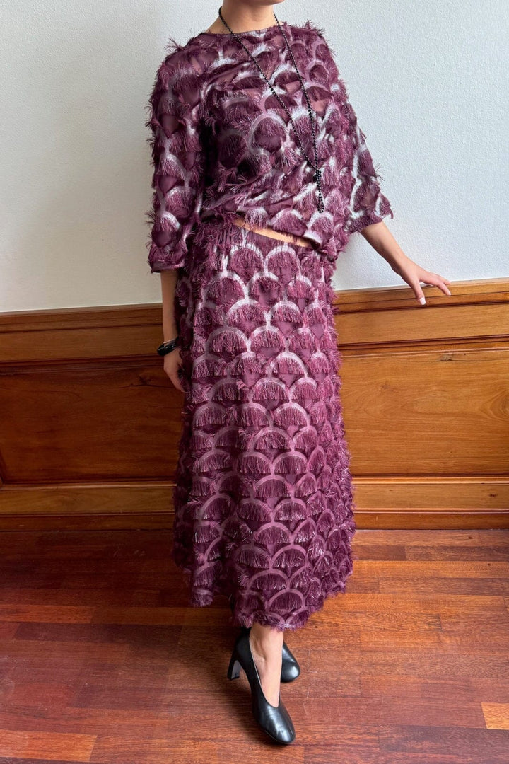 YAS - Yaspazilla 3/4 Top - 4875444 Port Royale W Metallic Toppe 