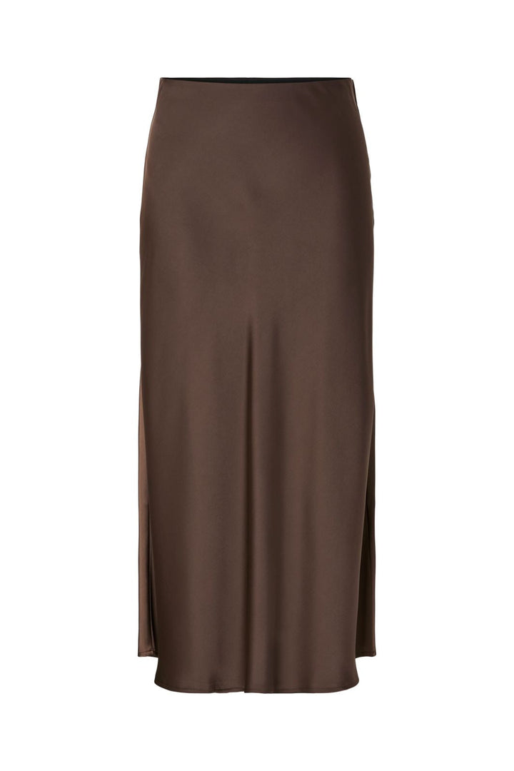 YAS - Yaspella Midi Skirt - 4961525 Chocolate Brown