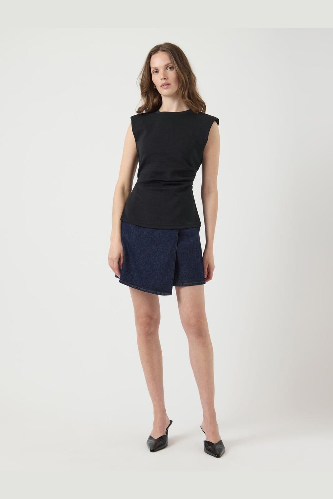 Y.A.S - Yaspina Sl Top - 4869707 Black