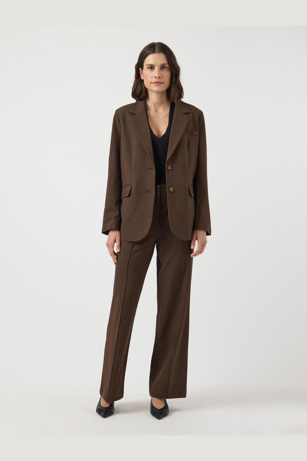 YAS - Yasreemaj Pant - 4961527 Chocolate Brown