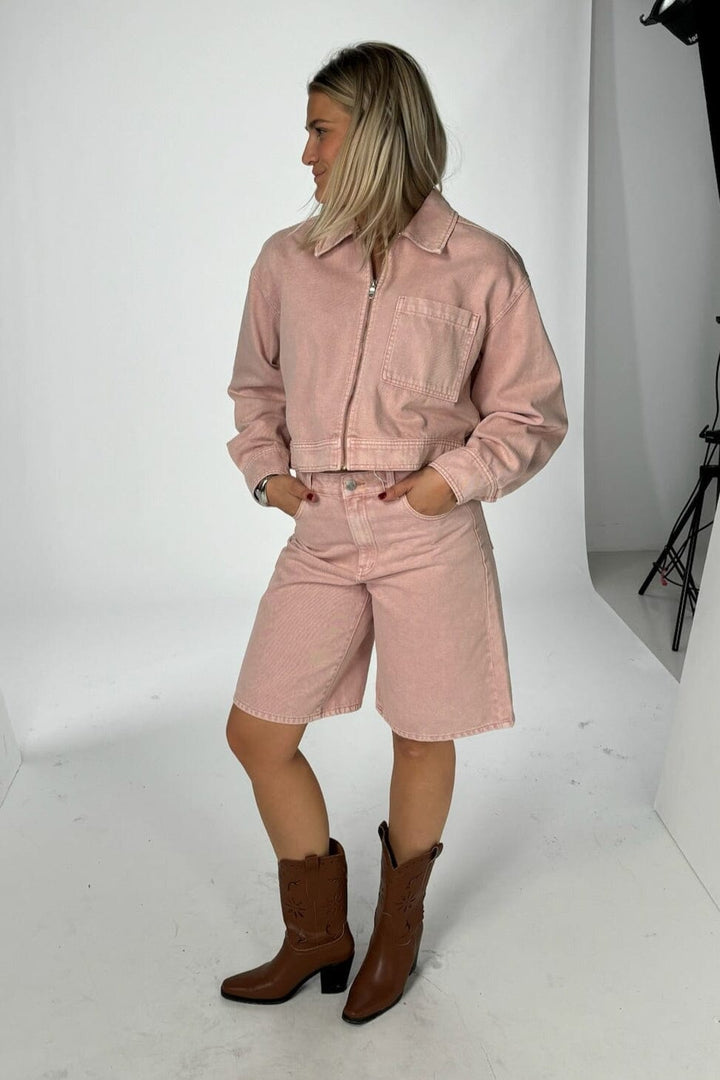 Y.A.S - Yassun Ls Crop Denim Jacket Fest - 4753931 Zephyr Jakker 