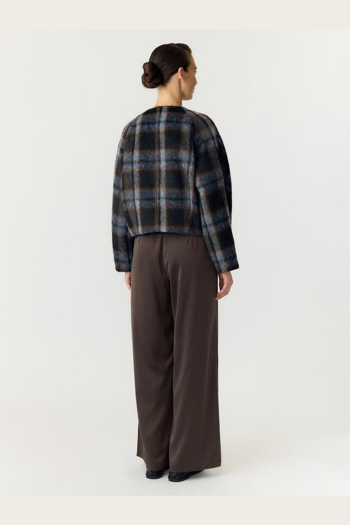 YAS - Yastalino Ls Wool Blend Jacket - 5141752 Black Check